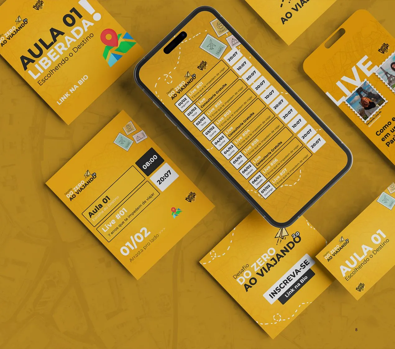 Mania por Viagem launch campaign