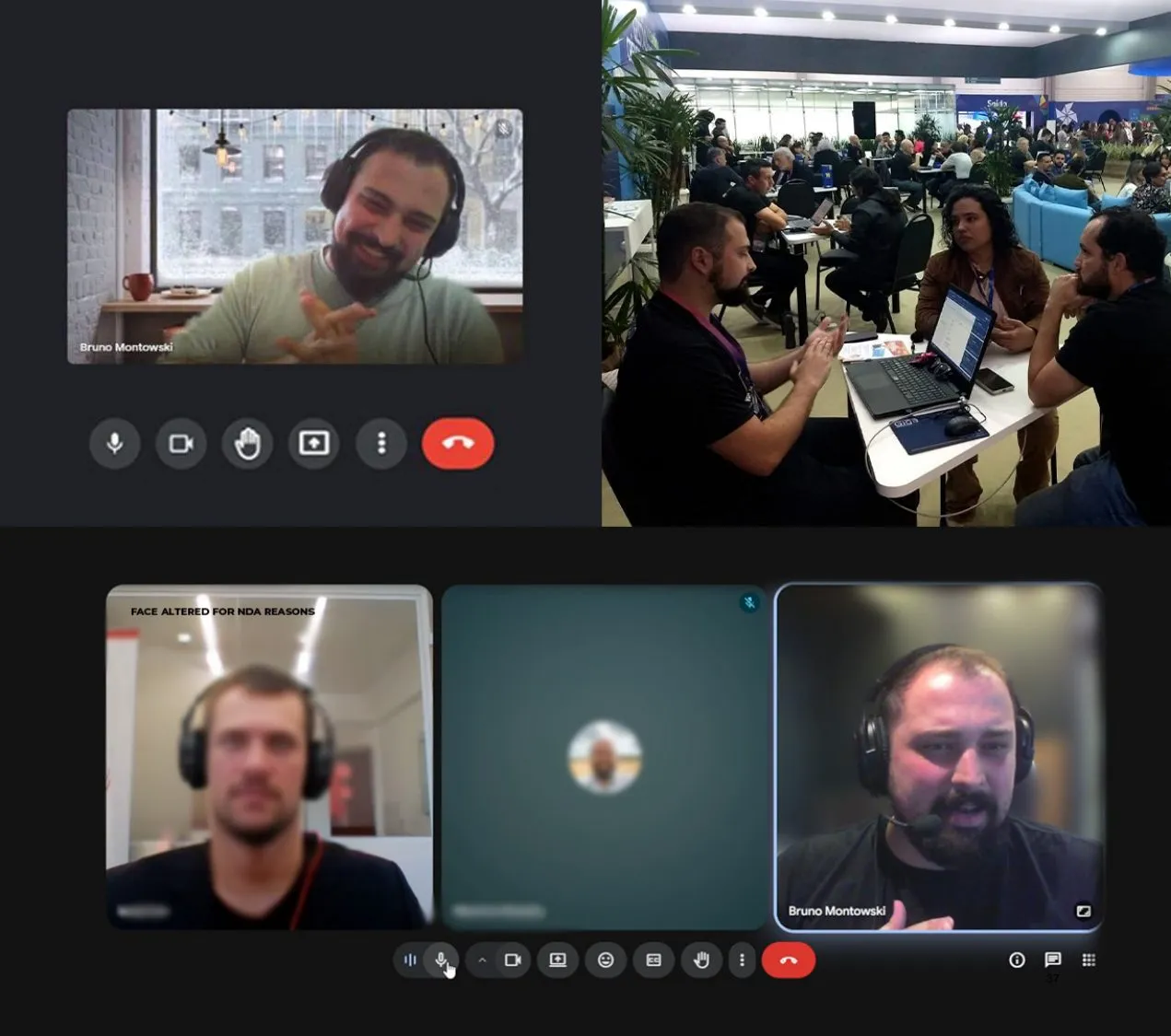 Remote one-to-one consulting sessions and an in-person group session