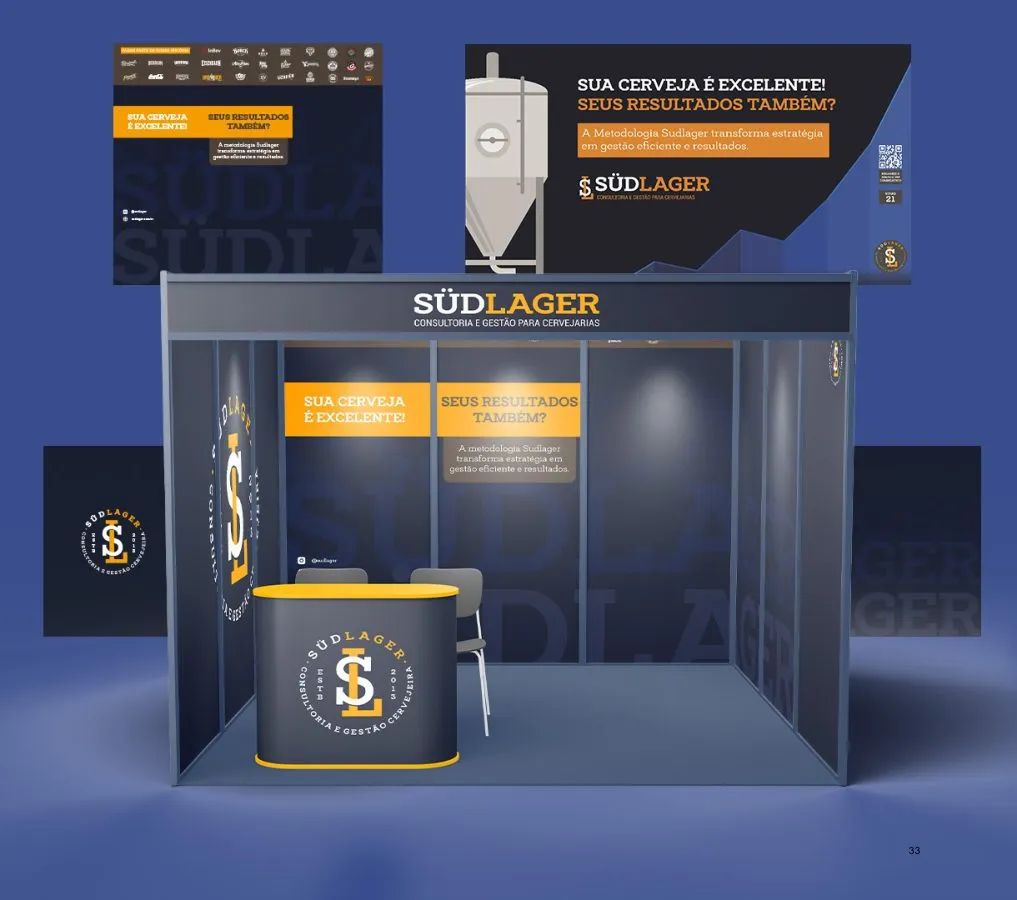 SüdLager trade-show booth render